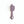 Wall Clock Lavender Gray