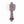 Wall Clock Lavender Gray