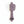 Wall Clock Lavender Gray