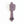 Wall Clock Lavender Gray