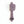 Wall Clock Lavender Gray