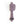 Wall Clock Lavender Gray