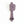 Wall Clock Lavender Gray
