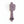 Wall Clock Lavender Gray