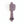 Wall Clock Lavender Gray