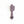 Wall Clock Lavender Gray
