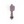 Wall Clock Lavender Gray