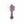 Wall Clock Lavender Gray