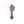 Wall Clock Lavender Gray