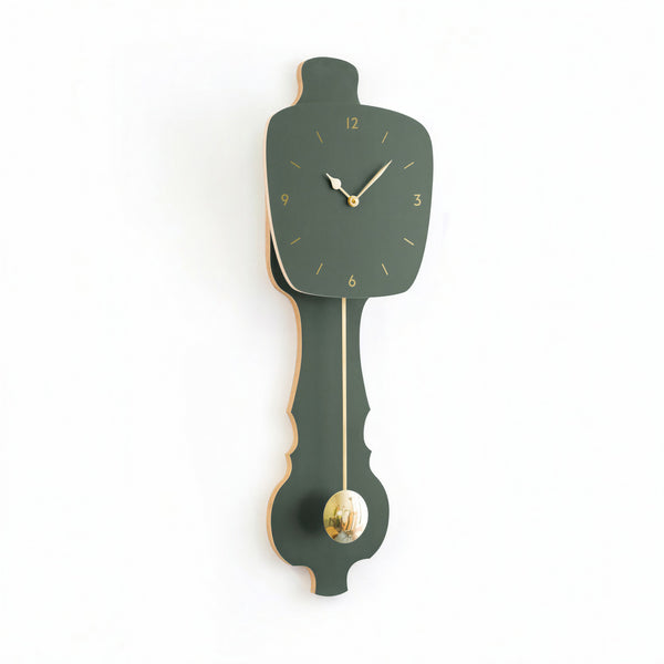 Wanduhr Nebelgrün