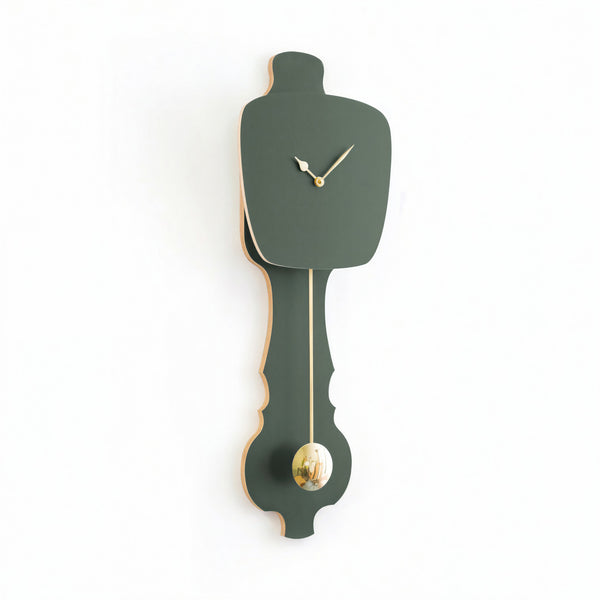 Wanduhr Nebelgrün