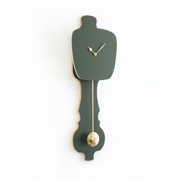 Wandklok Mist Groen