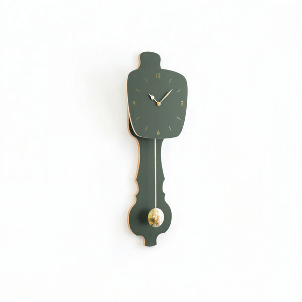 Wanduhr Nebelgrün