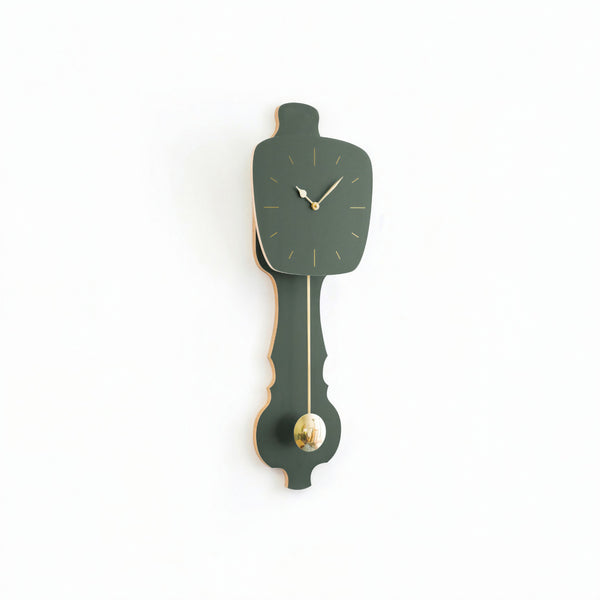 Wanduhr Nebelgrün