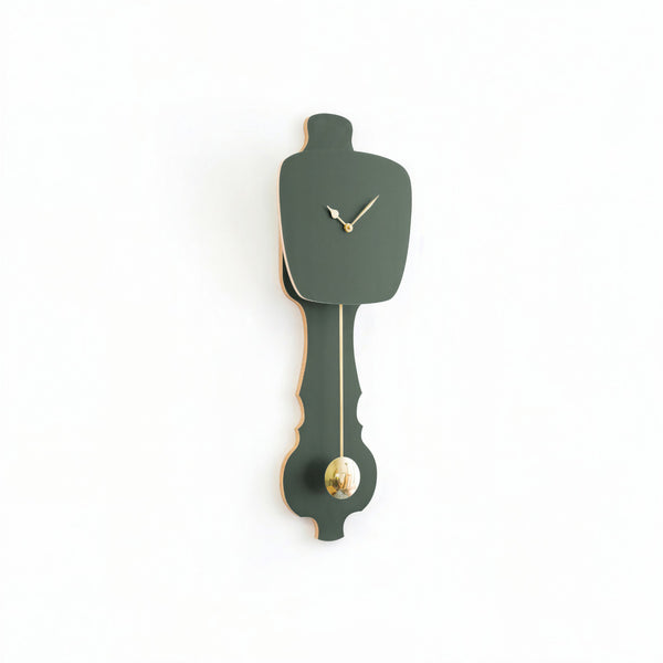 Wanduhr Nebelgrün