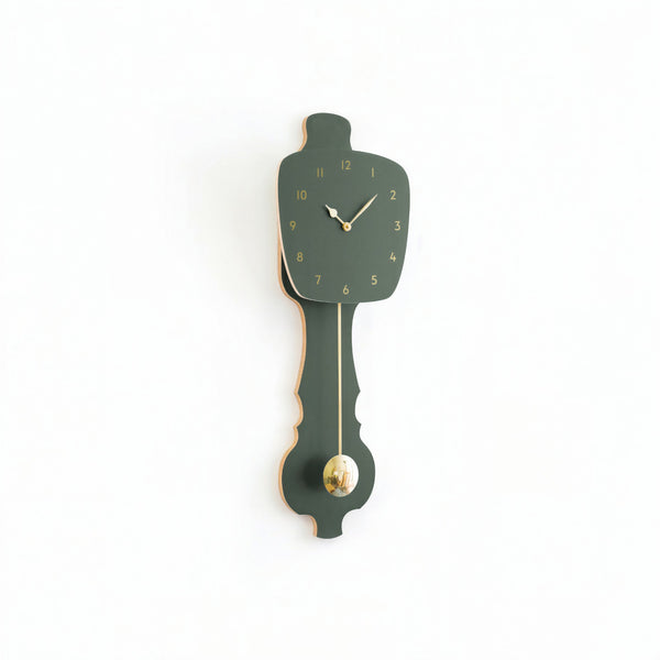Wanduhr Nebelgrün