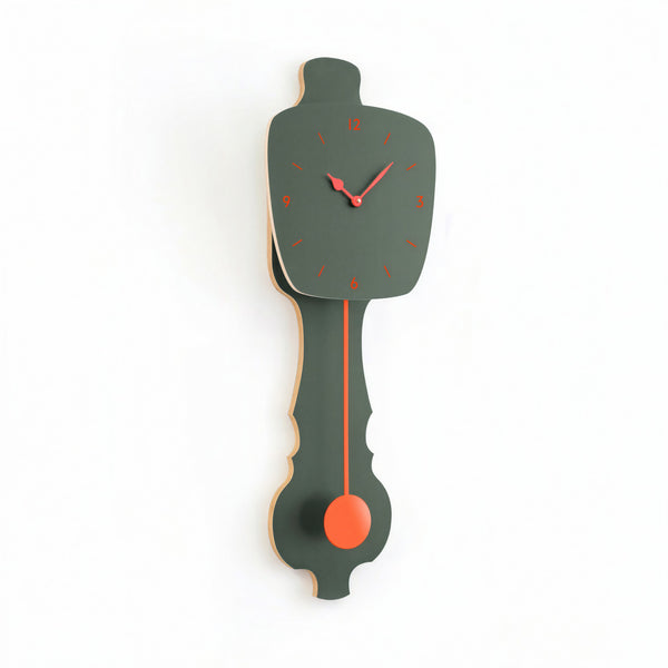Wanduhr Nebelgrün