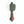 Wandklok Mist Groen