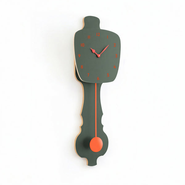 Wanduhr Nebelgrün