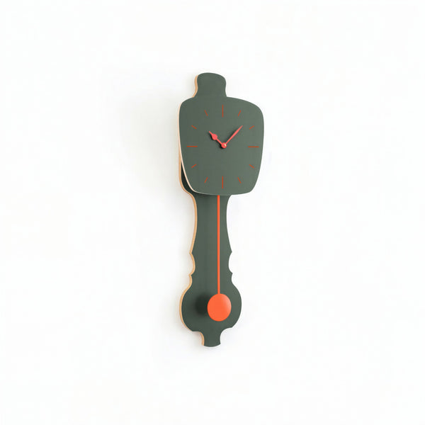 Wanduhr Nebelgrün