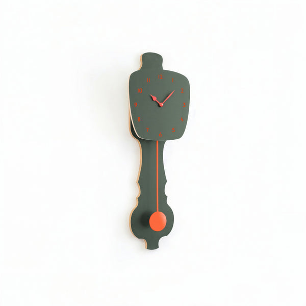 Wanduhr Nebelgrün