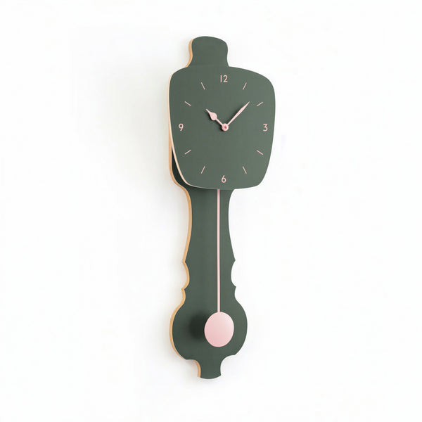 Wanduhr Nebelgrün