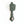 Wandklok Mist Groen