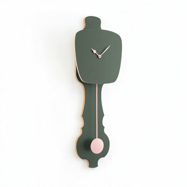 Wanduhr Nebelgrün