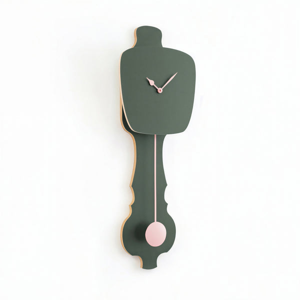 Wandklok Mist Groen