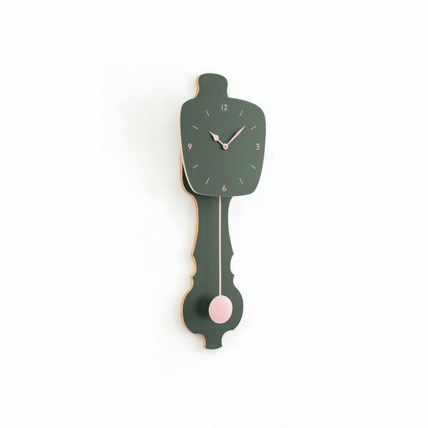 Wanduhr Nebelgrün