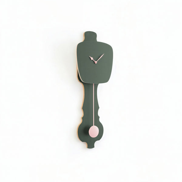 Wanduhr Nebelgrün