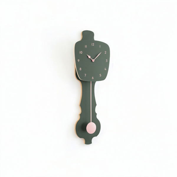 Wanduhr Nebelgrün