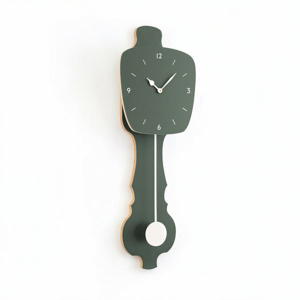 Wanduhr Nebelgrün