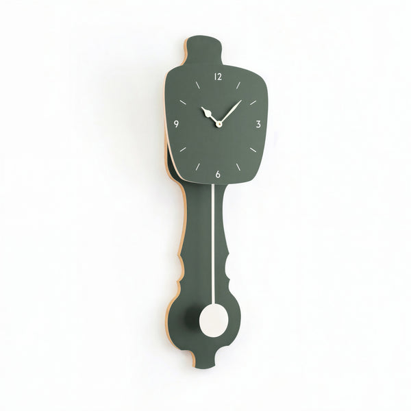Wandklok Mist Groen