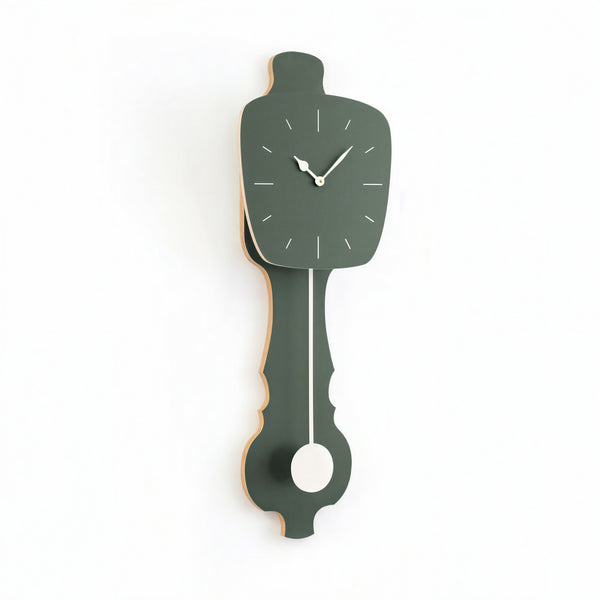 Wanduhr Nebelgrün