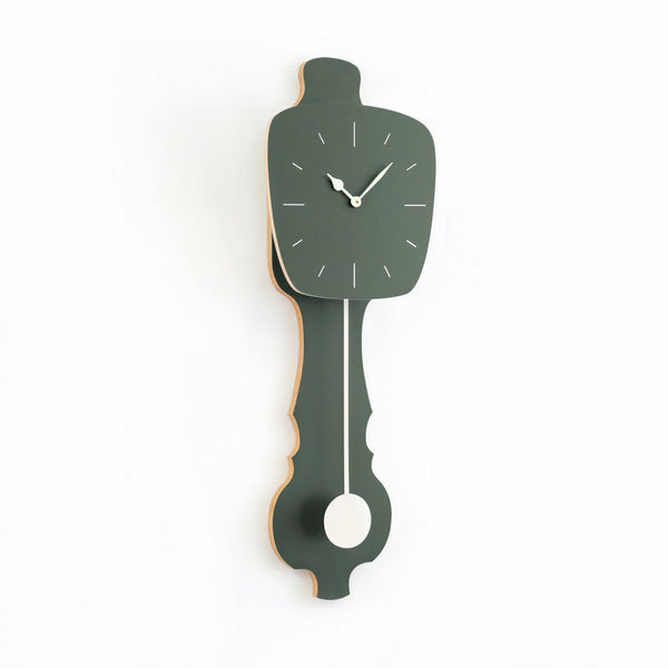 Wandklok Mist Groen