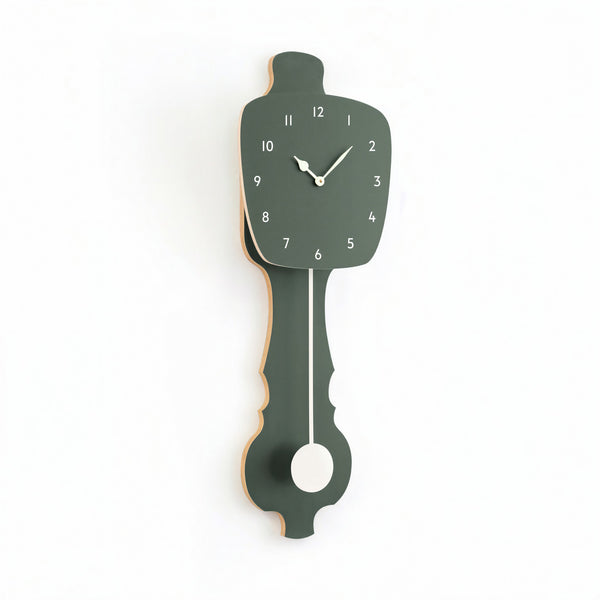 Wanduhr Nebelgrün