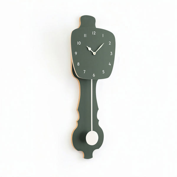 Wandklok Mist Groen
