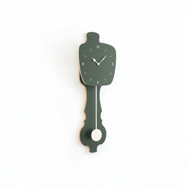 Wanduhr Nebelgrün