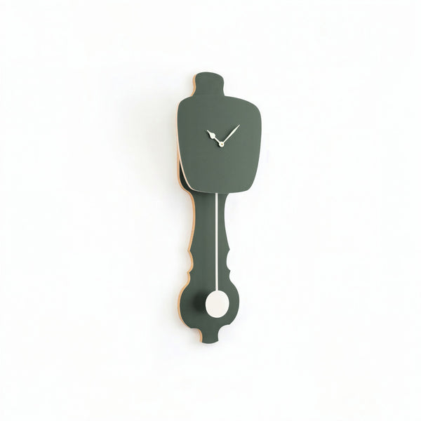 Wanduhr Nebelgrün