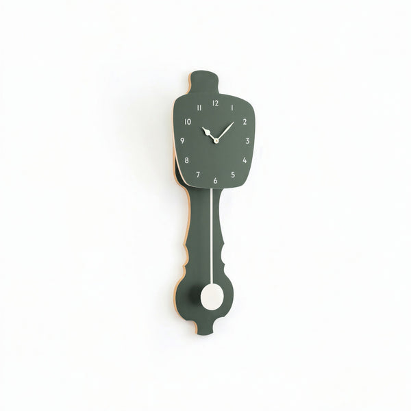 Wanduhr Nebelgrün