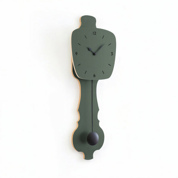 Wanduhr Nebelgrün
