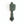 Wandklok Mist Groen
