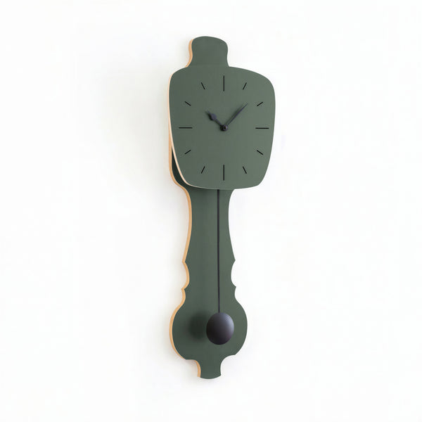 Wandklok Mist Groen