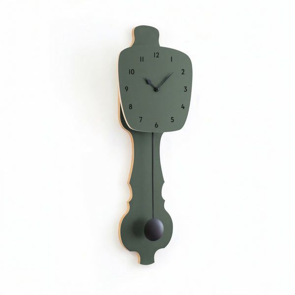 Wanduhr Nebelgrün