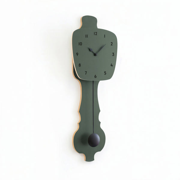 Wandklok Mist Groen