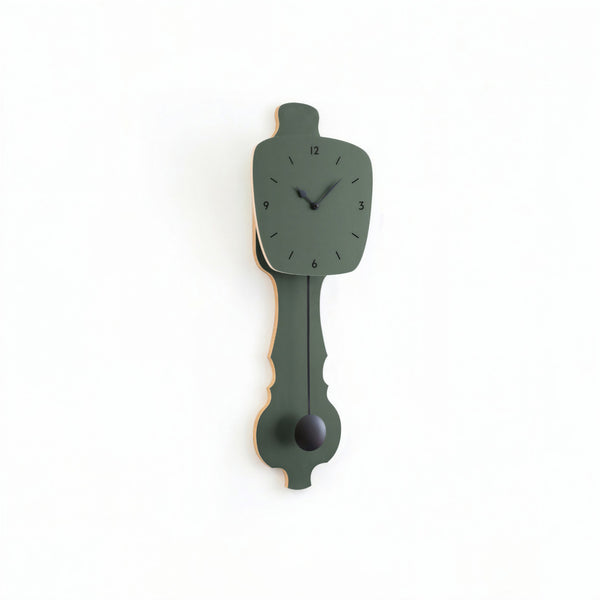 Wanduhr Nebelgrün