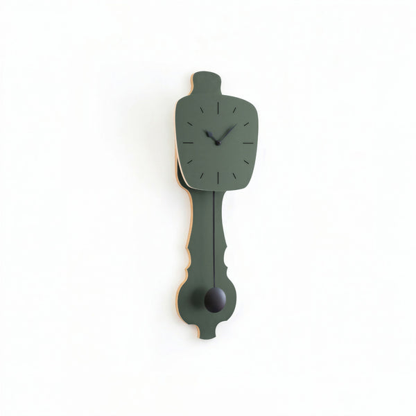 Wanduhr Nebelgrün