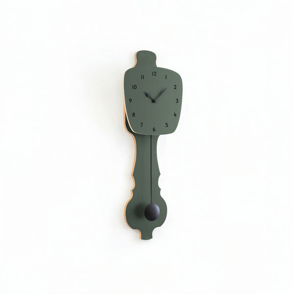 Wanduhr Nebelgrün