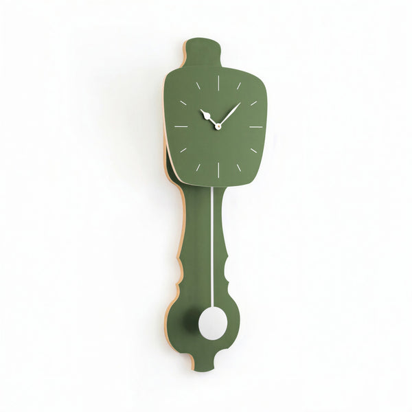 Horloge murale vert brume